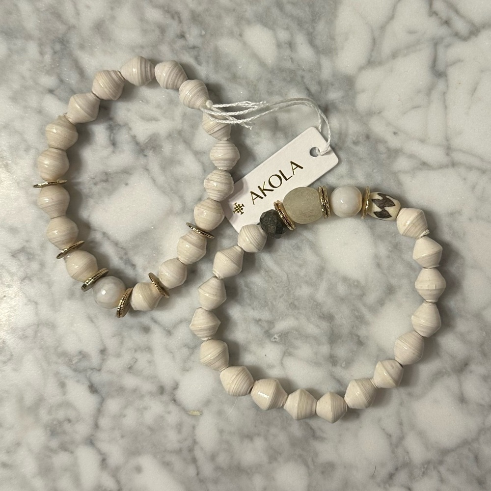 Akola X HerStory Beaded Bracelets (Includes Both)